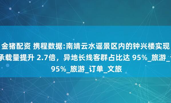 金猪配资 携程数据:南靖云水谣景区内的钟兴楼实现单日最大承载量提升 2.7倍，异地长线客群占比达 95%_旅游_订单_文旅